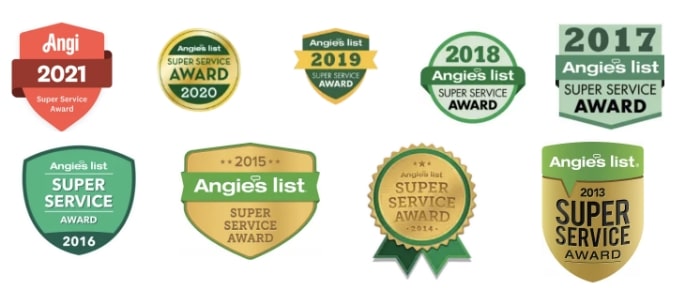 angies super service awards
