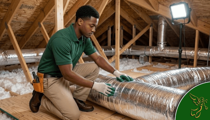 Ductwork In Attic