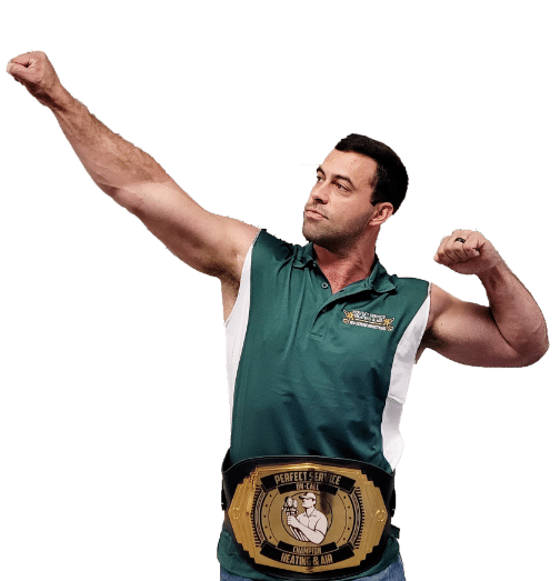 Garret With Champion Belt