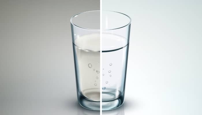 Glass Of Water Comparison For Water Filtration 2