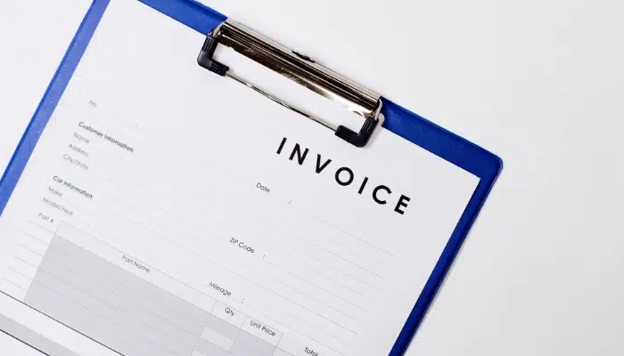 hvac invoice