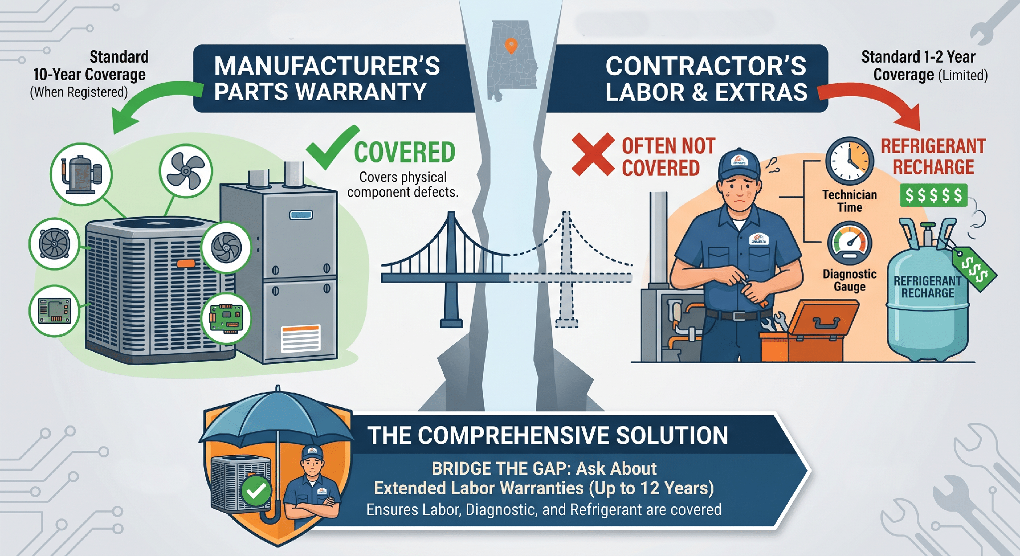 hvac warranty gap graphic