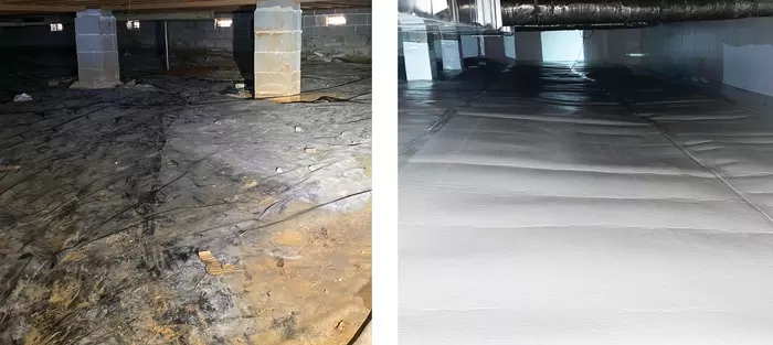 crawl space encapsulation birmingham basement