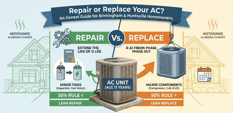 repair or replace ac graphic