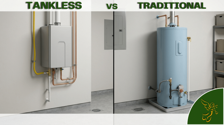 tankless vs traditional water heater comparison
